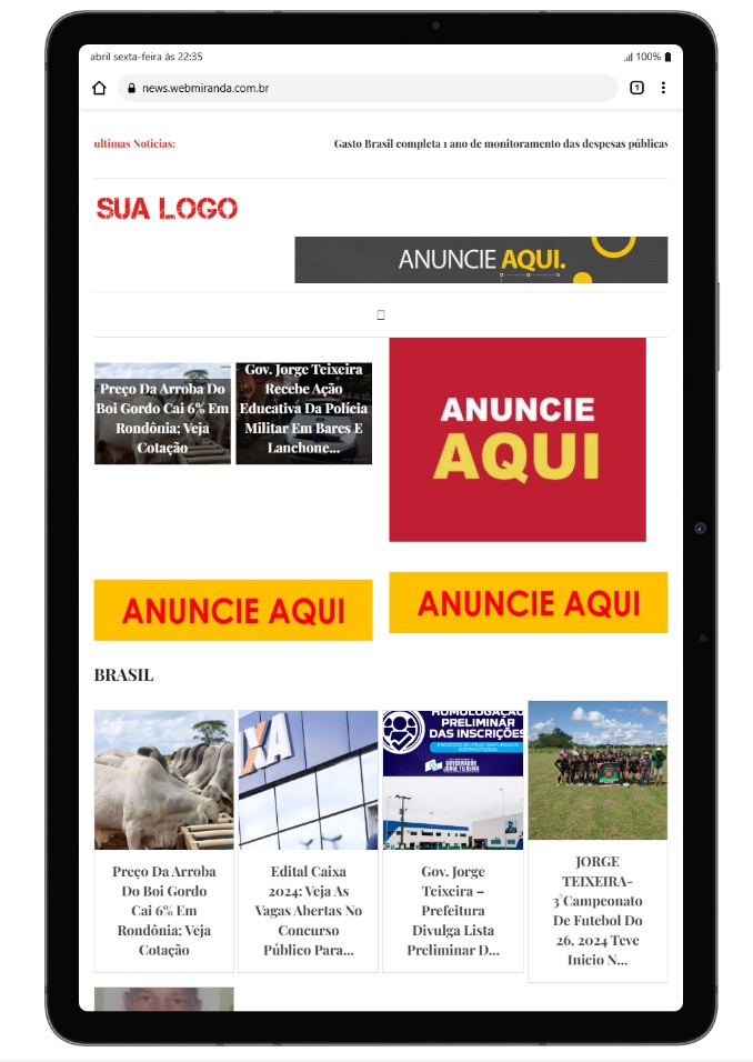 Versão Tablet